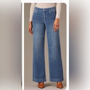 Wit & Wisdom Light Blue Flare Corduroy Jeans 18P